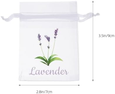 LUOZZY Lavender Sachet Bags Small Pouches for DIY Crafts
