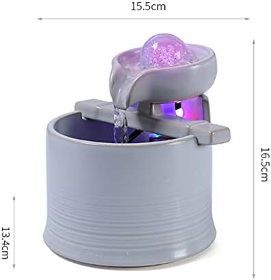 HASMI Brass Mini Ceramic Tabletop Fountain