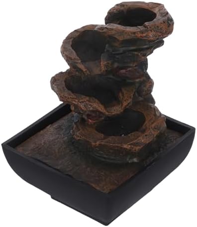 VICASKY 110V Tabletop Fountain with Light and Sound