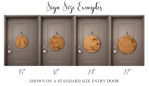 Handmade Double Door Fall Welcome Sign Wreath