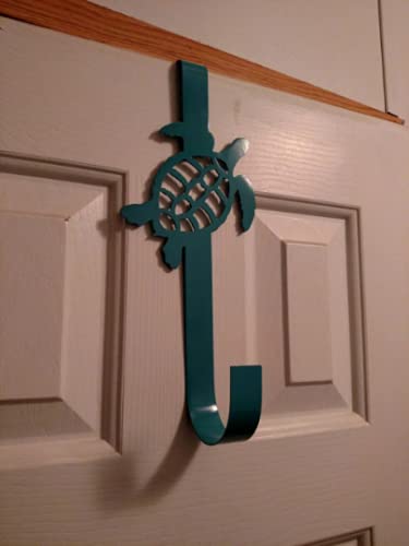 Turtle Wreck Hanger Door Hook 13 Inches Pink