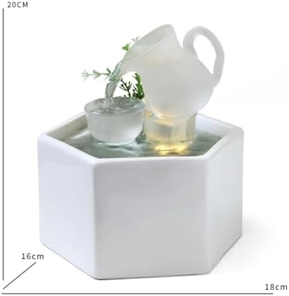 Relaxing Tabletop Waterfall Fountain for Office and Home Decor