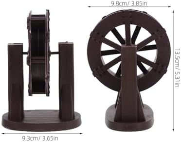 STOBAZA Miniature Water Wheel Fountain Decor