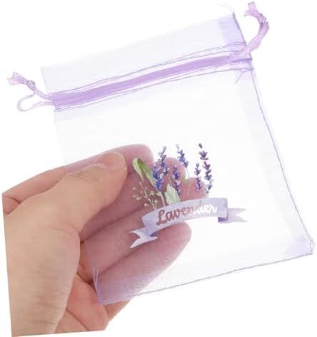 Wakauto 10pcs Drawstring Spice Bag Empty Sachet Bags for Dried Lavender