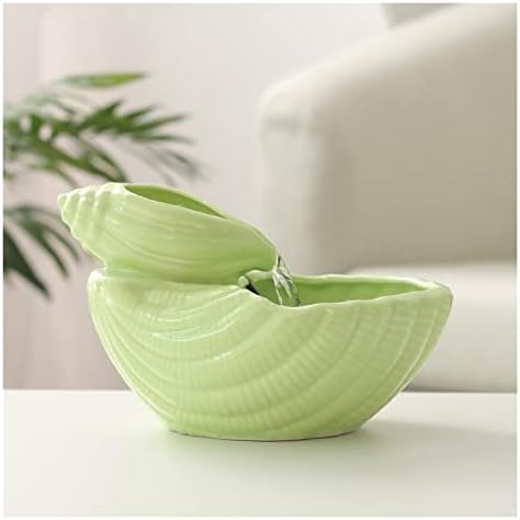 Tabletop Fountain with Conch Design for Relaxation and Decor
