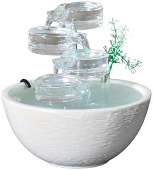 Modern Indoor Water Fountain Ceramic Desktop Decor