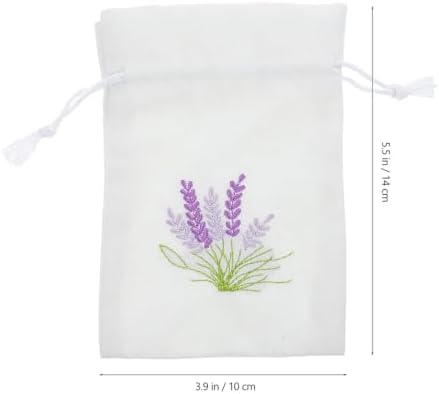 LUOZZY 20 Pcs Small Drawstring Lavender Sachet Bags for Wedding Birthday
