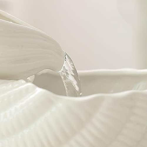Tabletop Fountain with Conch Design for Relaxation and Decor