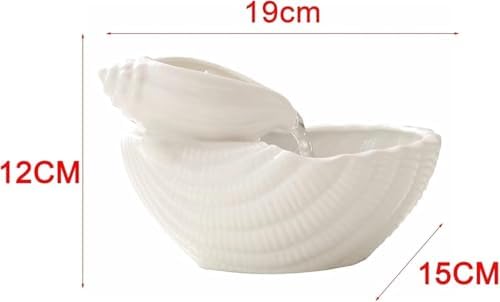 Indoor Ceramic Tabletop Fountain with Waterfall Sound