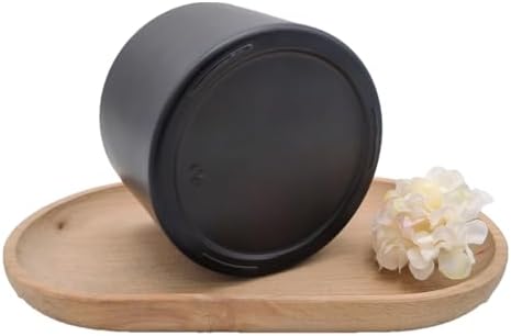 2PCS Matte Black Glass Diffuser Bottles with Essential Oil Sticks