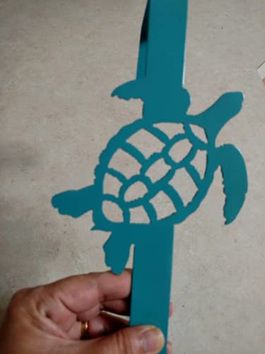 Turtle Wreck Hanger Door Hook 13 Inches Pink
