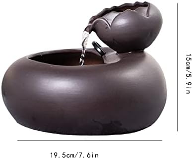 sdneNest Tabletop Fountain with Waterfall Sound
