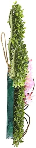 Faux Boxwood Bunny Door Wreath Hanger