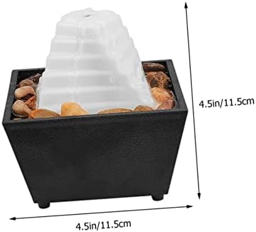 1set Relaxing Desk LED Lighted Fountain for Zen Room Decor