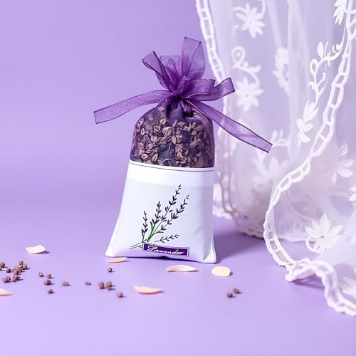 20Pcs Purple Lavender Sachets for Home Fragrance