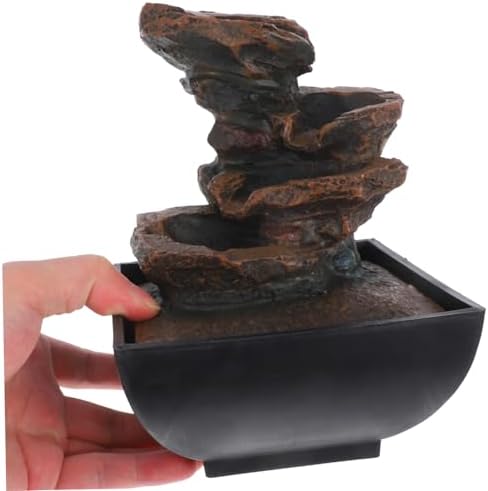 110v Decorative Tabletop Fountain for Office and Home Relaxation