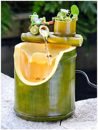 Small Bamboo Tabletop Fountain Decor