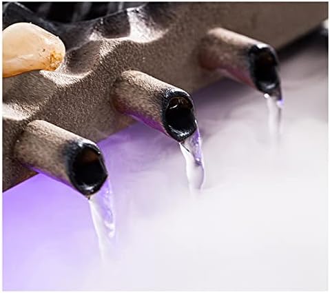 Tabletop Fountain with Ceramic Design and Water Mist
