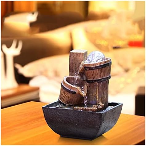 YOUQUEEN Tabletop Fountain with Water Flow