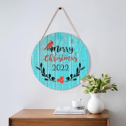 Red Bird Holly Berry Wreath Door Hanger 1