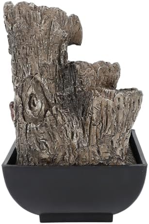 Bunny Tabletop Fountain with LED Lights and Quiet Pump