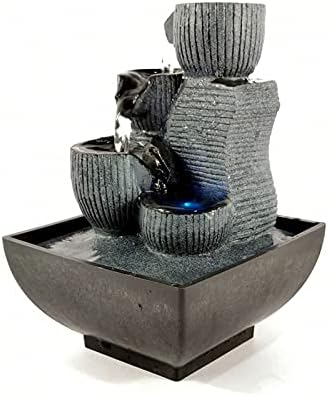 GLigeT Tabletop Fountain with LED Rolling Ball