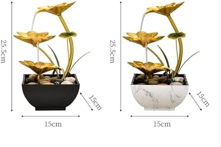 GRFIT Tabletop Fountain with Elegant Water Flow Design