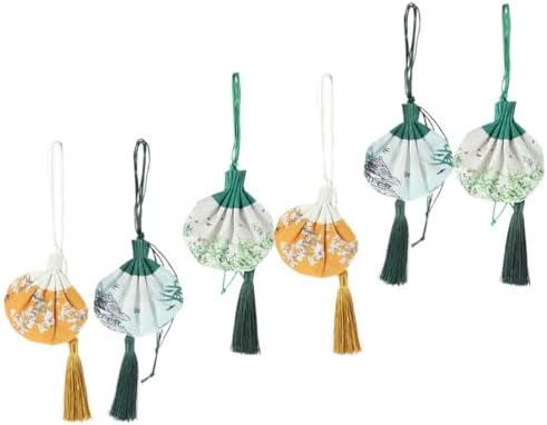 LOGOFUN 6 Pcs Empty Sachet Bags Multi Functional Decorative Gift Pouch for Costume Accessories