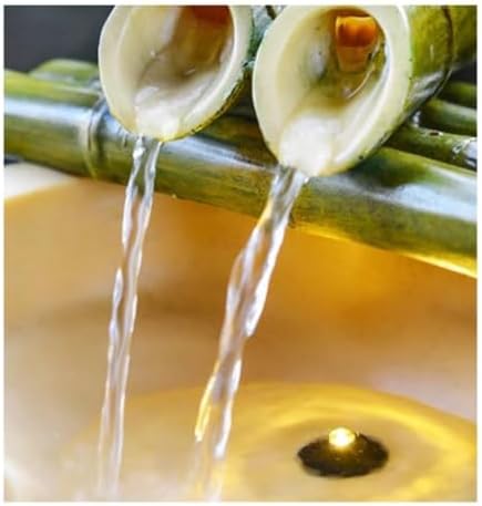Small Bamboo Tabletop Fountain Decor