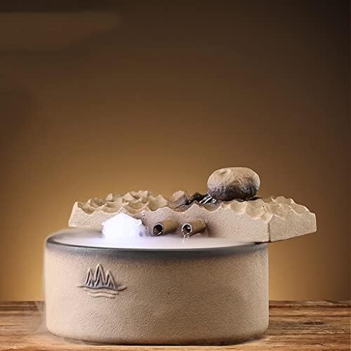 Ceramic Tabletop Fountain with Relaxing Water Flow