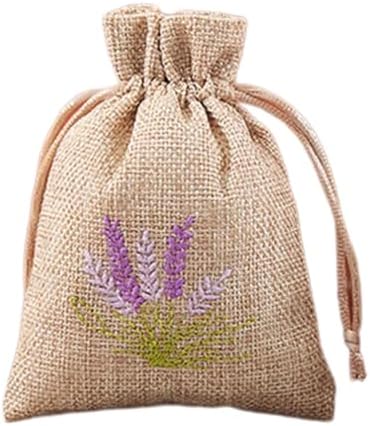 Set of 10 Lavender Scented Cotton Bags for Home Dcor