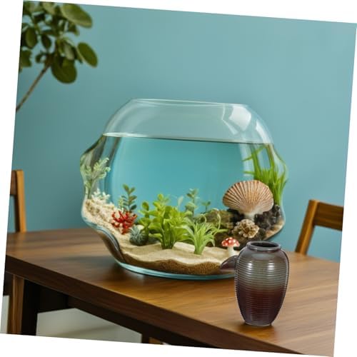 LIFKOME 2pcs Ceramic Tabletop Fountain for Indoor Decor