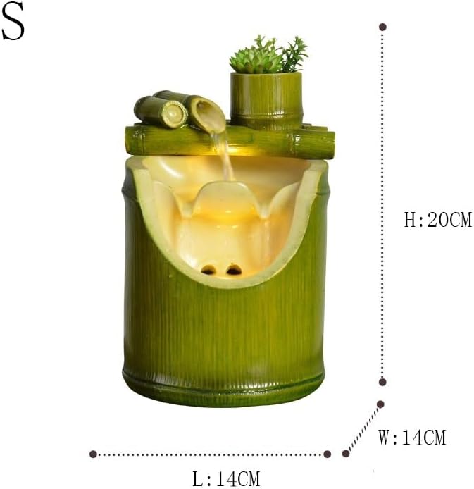 Small Bamboo Tabletop Fountain Decor