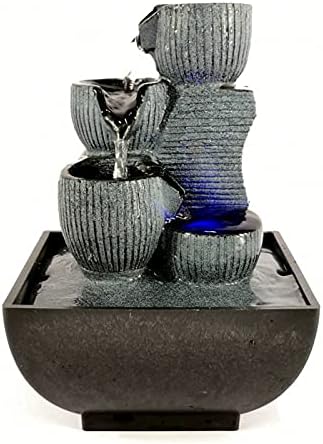 GLigeT Tabletop Fountain with LED Rolling Ball