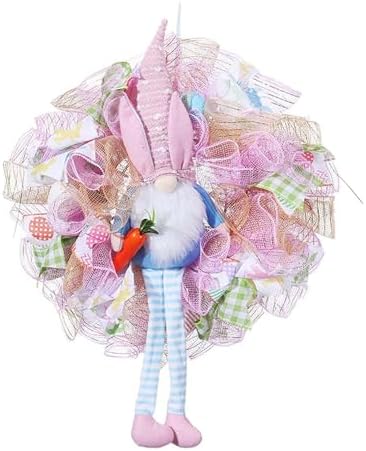 VIVIANYO HD Easter Bunny Wreath Decor