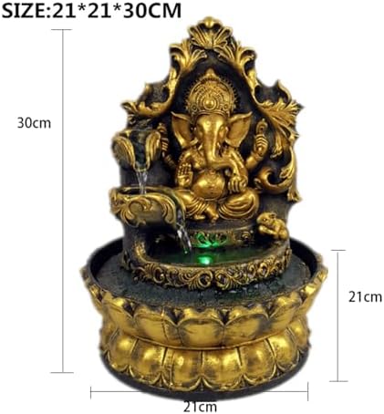 Ganesh Water Fountain with LED Lights