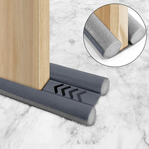 Lineba Door Draft Stopper 36 Inch Adjustable Grey Seal