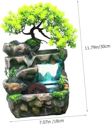 Elegant Tabletop Water Fountain for Home Office Decor