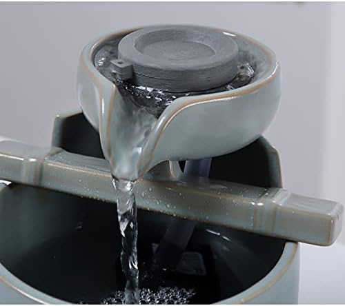 HASMI Brass Mini Ceramic Tabletop Fountain