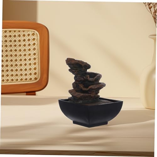 VICASKY 110V Tabletop Fountain with Light and Sound