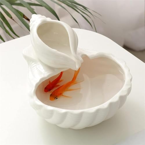Indoor Ceramic Tabletop Fountain with Waterfall Sound