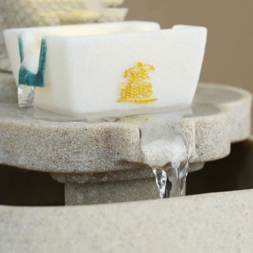 Tabletop Fountain with Lucky Beast Prosperity Design
