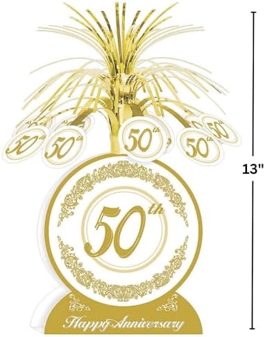 50th Anniversary Tabletop Fountain Centerpiece