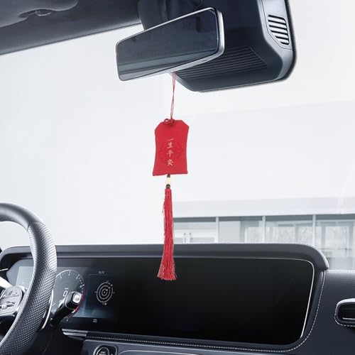 LOGOFUN 3pcs Red Chinese Style Scent Sachet with Tassel