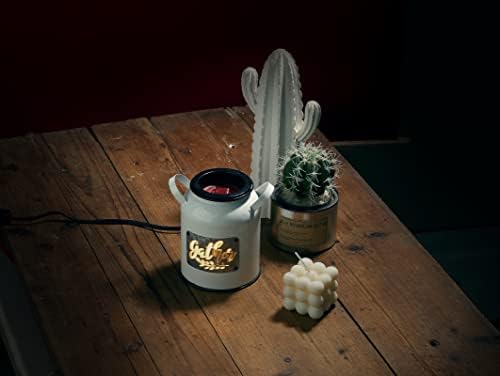 Rustic Farmhouse Wax Warmer with Milk Jug Design