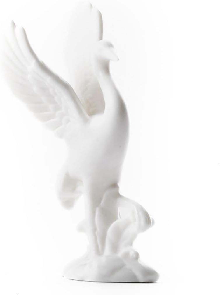Ecqizer Ceramic Tabletop Fountain Decor