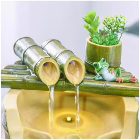 Small Bamboo Tabletop Fountain Decor