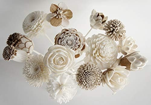 12 Mixed Sola Flower Reed Diffuser for Home Fragrance by Plawanature