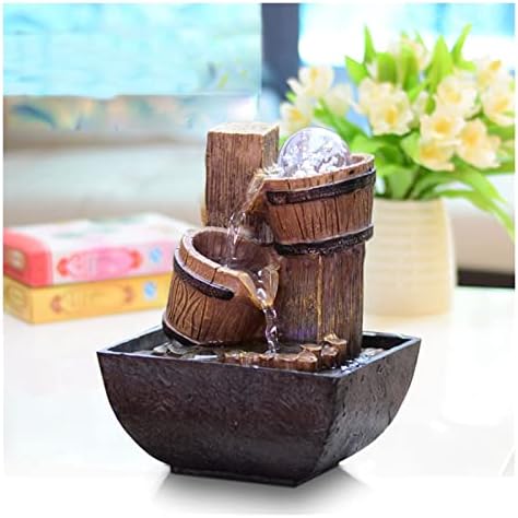 YOUQUEEN Tabletop Fountain with Water Flow