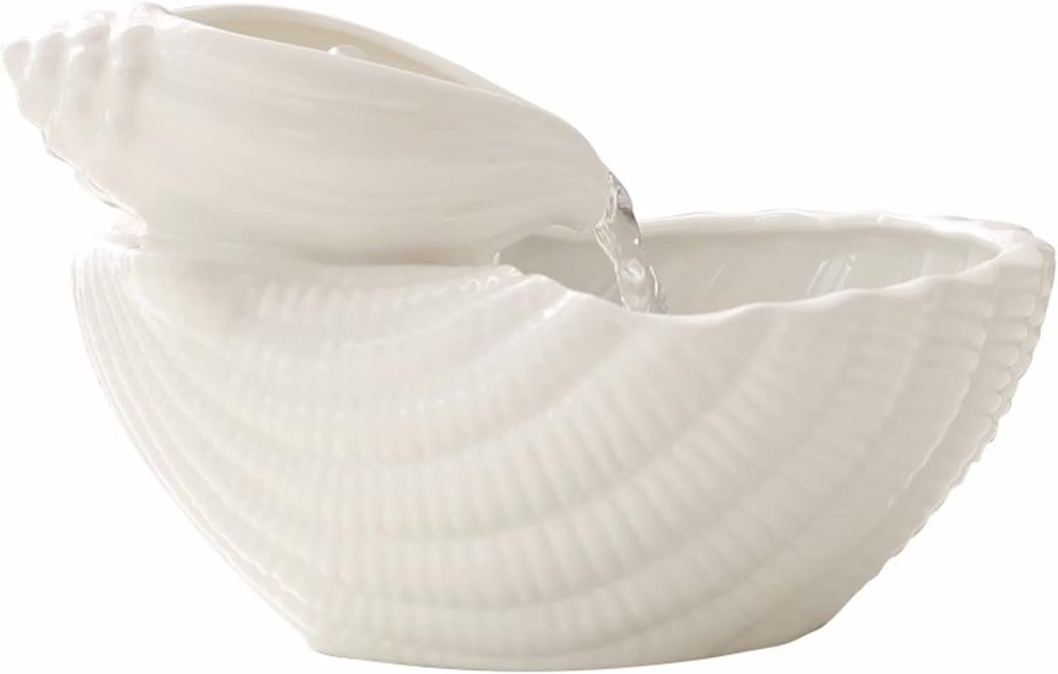 CLoxks Tabletop Fountain with Shell Design